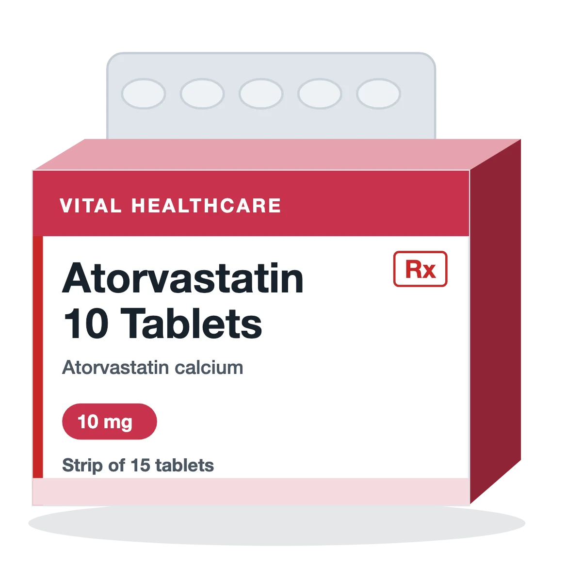 Atorvastatin 10 Tablets