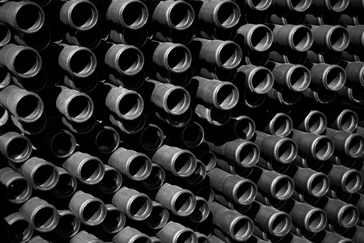 GI pipe, 6 m length