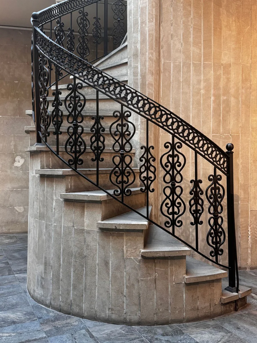 Ornamental stair railing