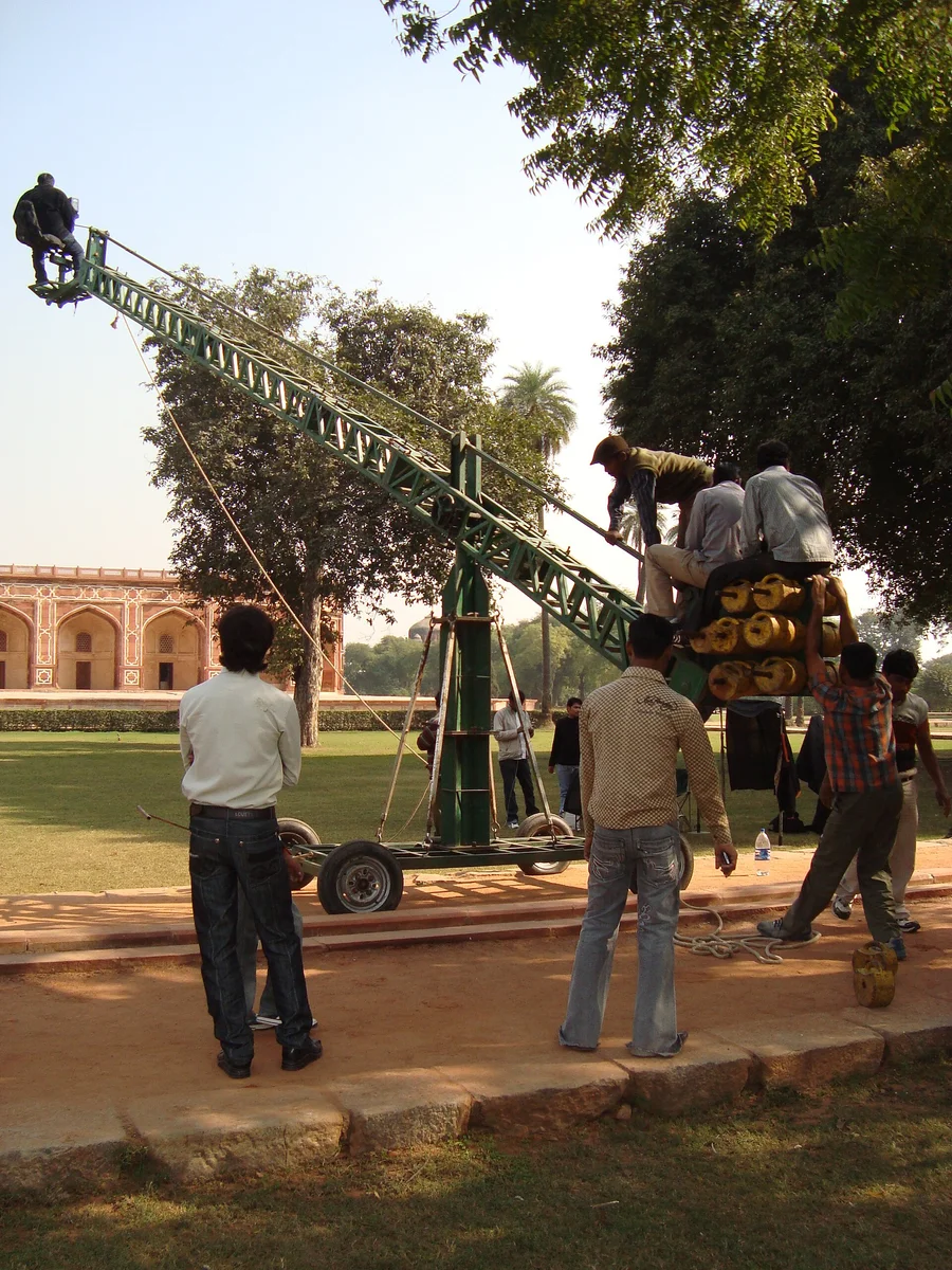 Lights, camera, waiting: a day on an outdoor film set