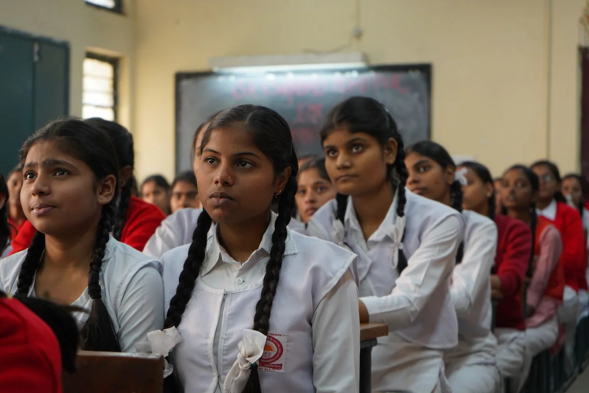 Students in a classroom