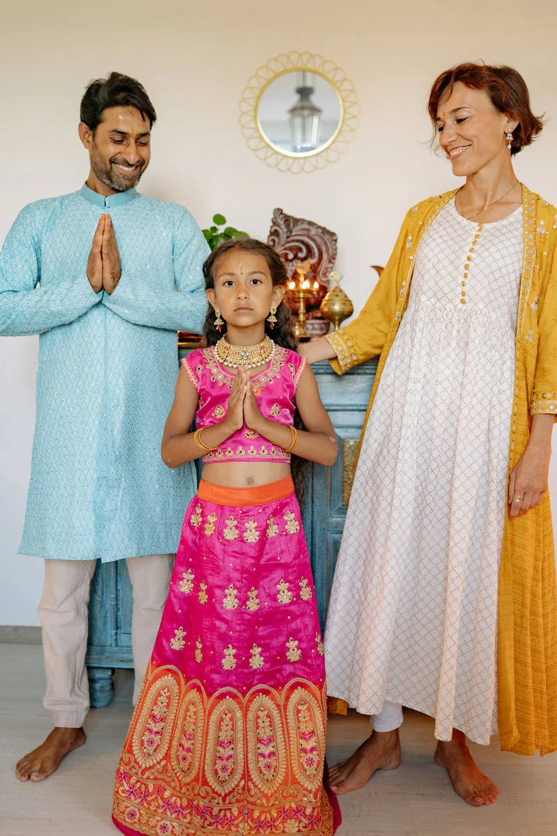 Girls' lehenga choli
