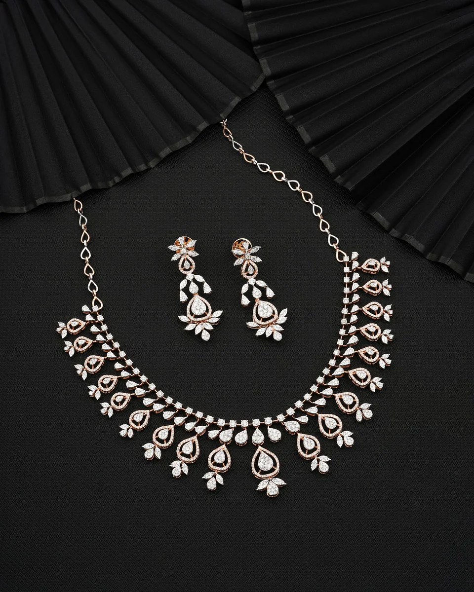 American diamond necklace set