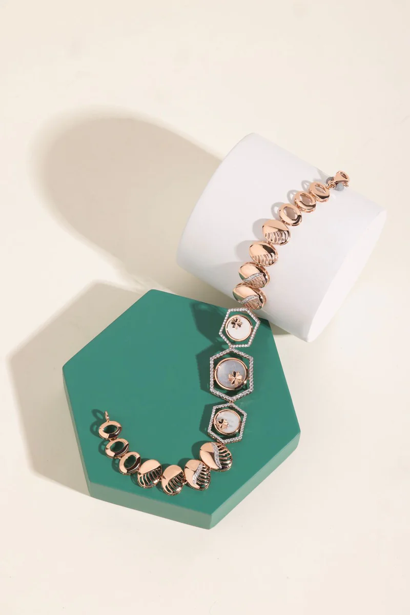 Gold-plated bracelets 2