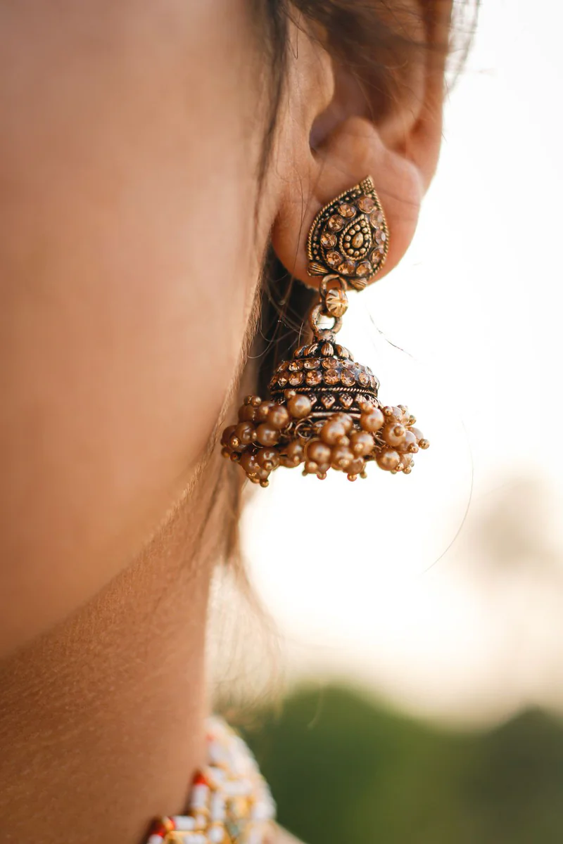 Jhumka earrings