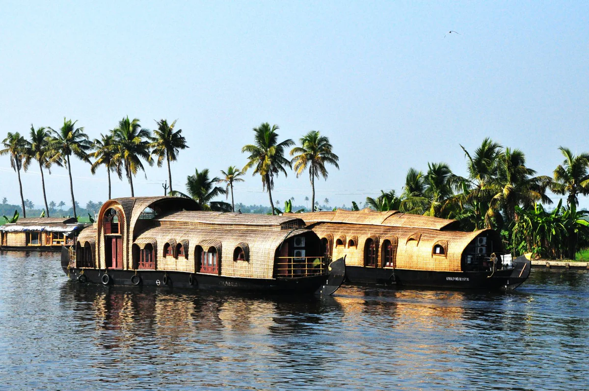 Houseboats on the Alappuzha backwaters