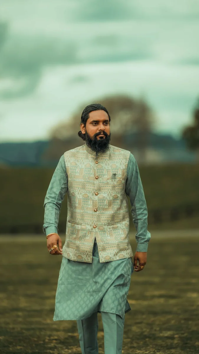 Nehru jacket set
