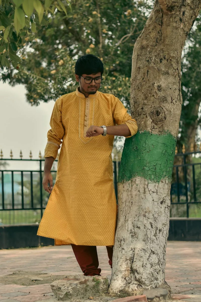 Mustard kurta