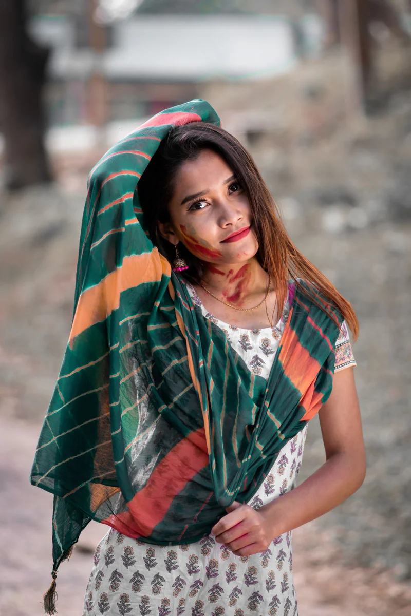 Block-print kurta set
