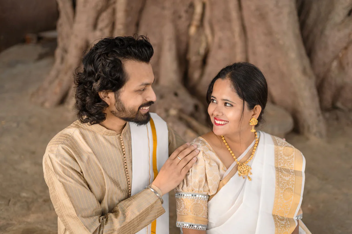 Wedding Silk Shirt & Dhoti Set 2