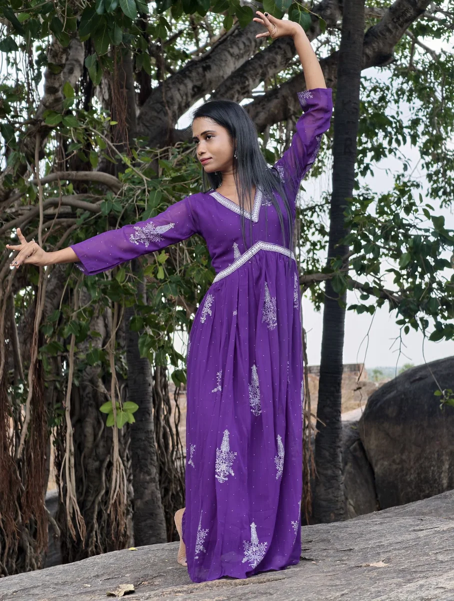 Festive Anarkali & Dupatta
