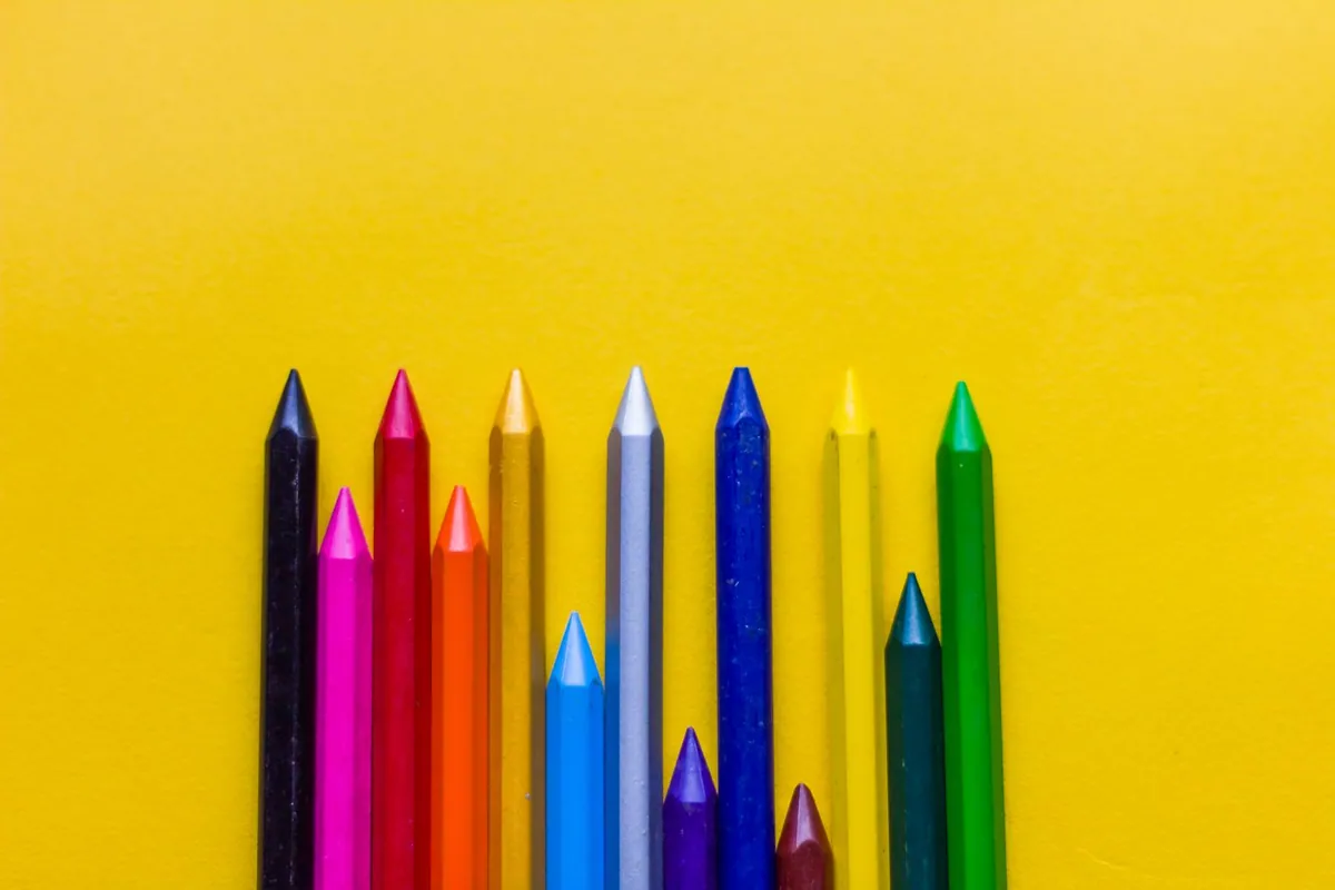 Wax crayons, 24 colours