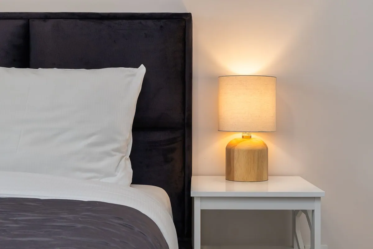 Linen table lamp 2