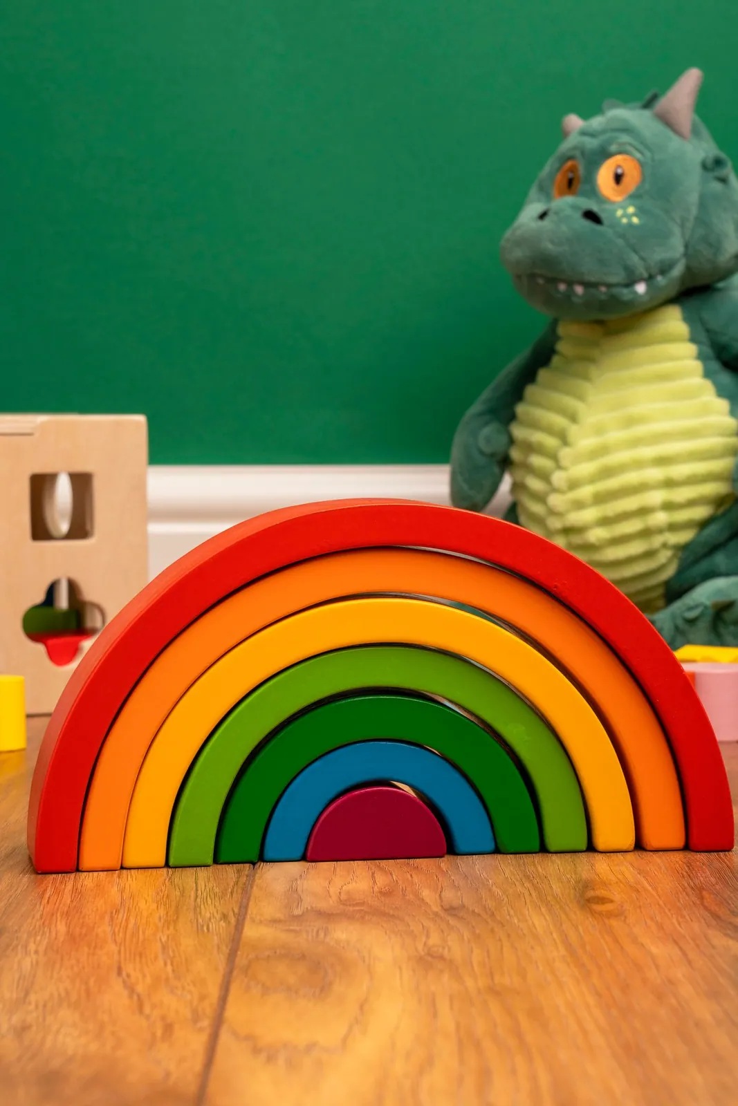 Rainbow stacking toy