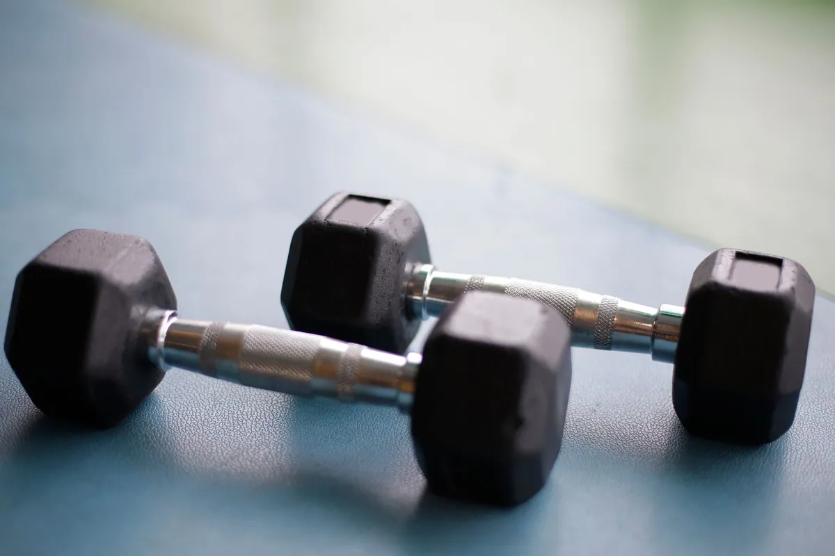Hex dumbbells, pair of 5 kg