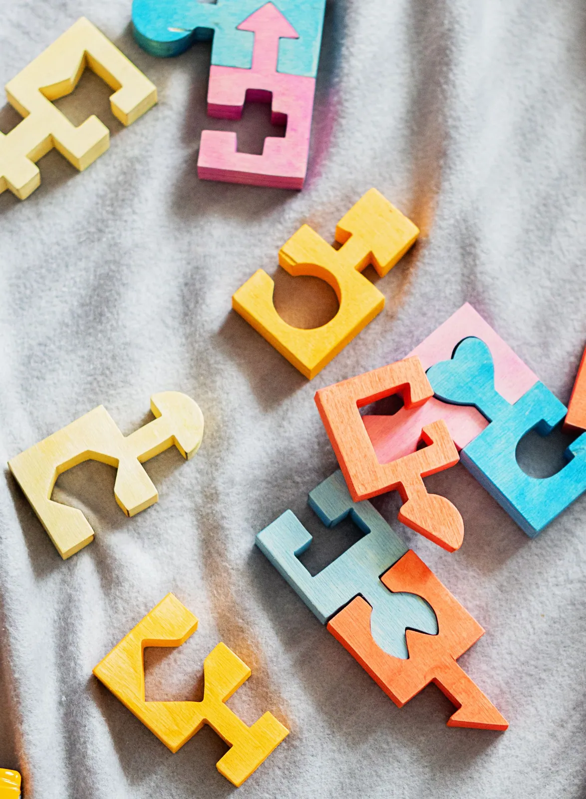 Wooden jigsaw puzzle