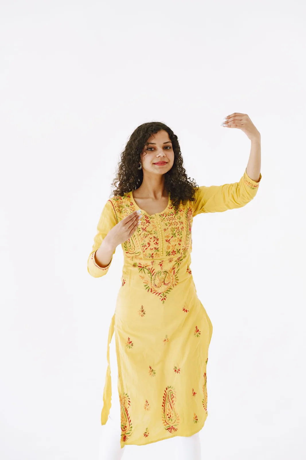 Printed cotton kurta