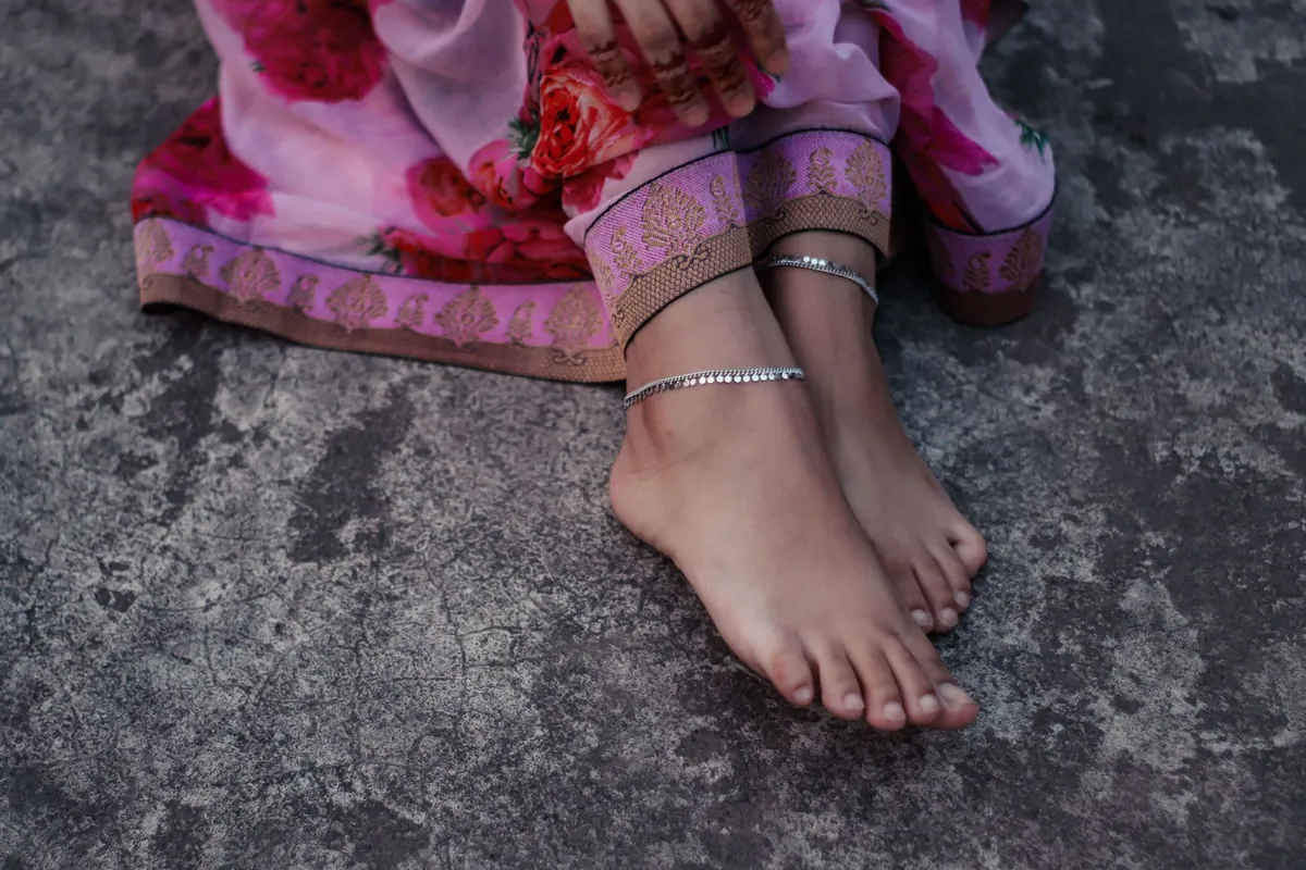 Silver anklet 2