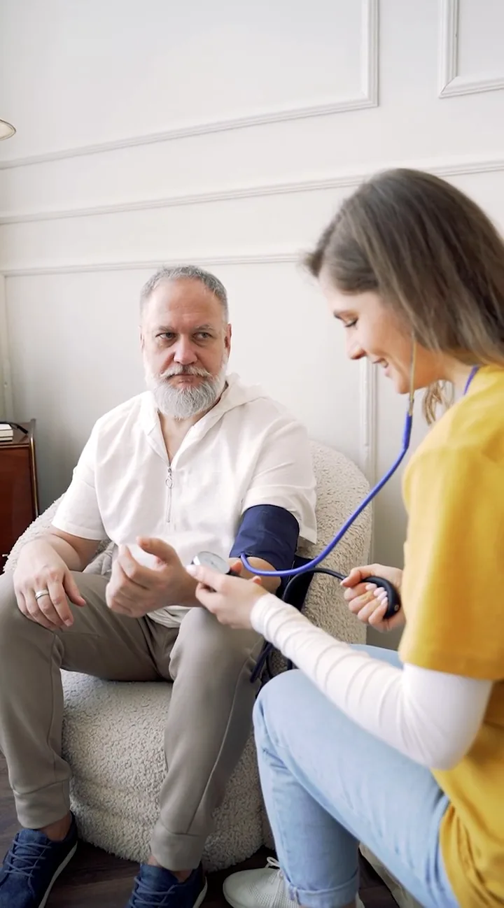 A BP check at home