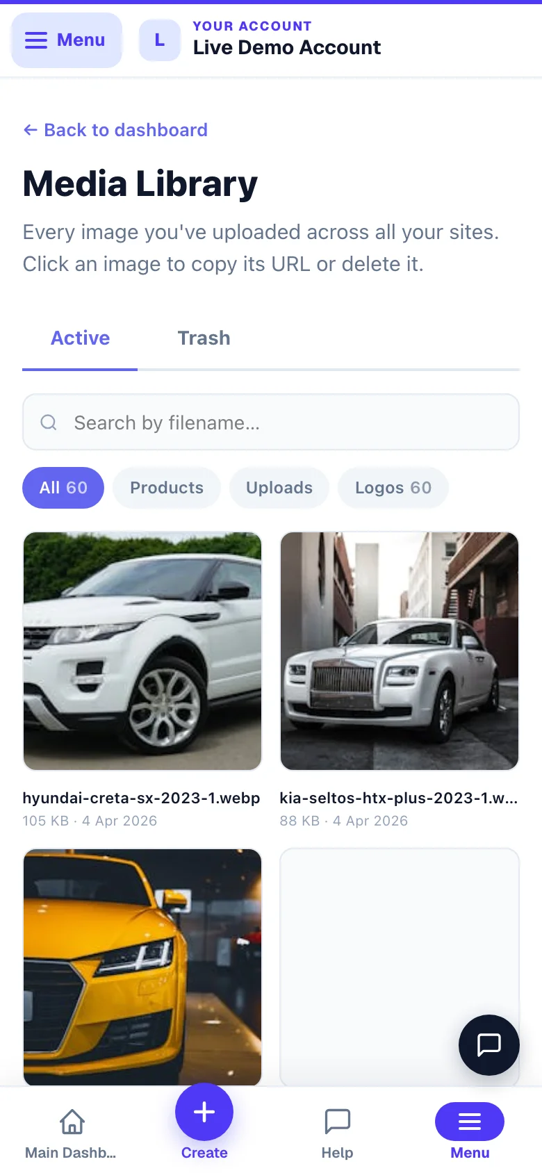 Every photo you have ever uploaded, in one searchable place. — phone view