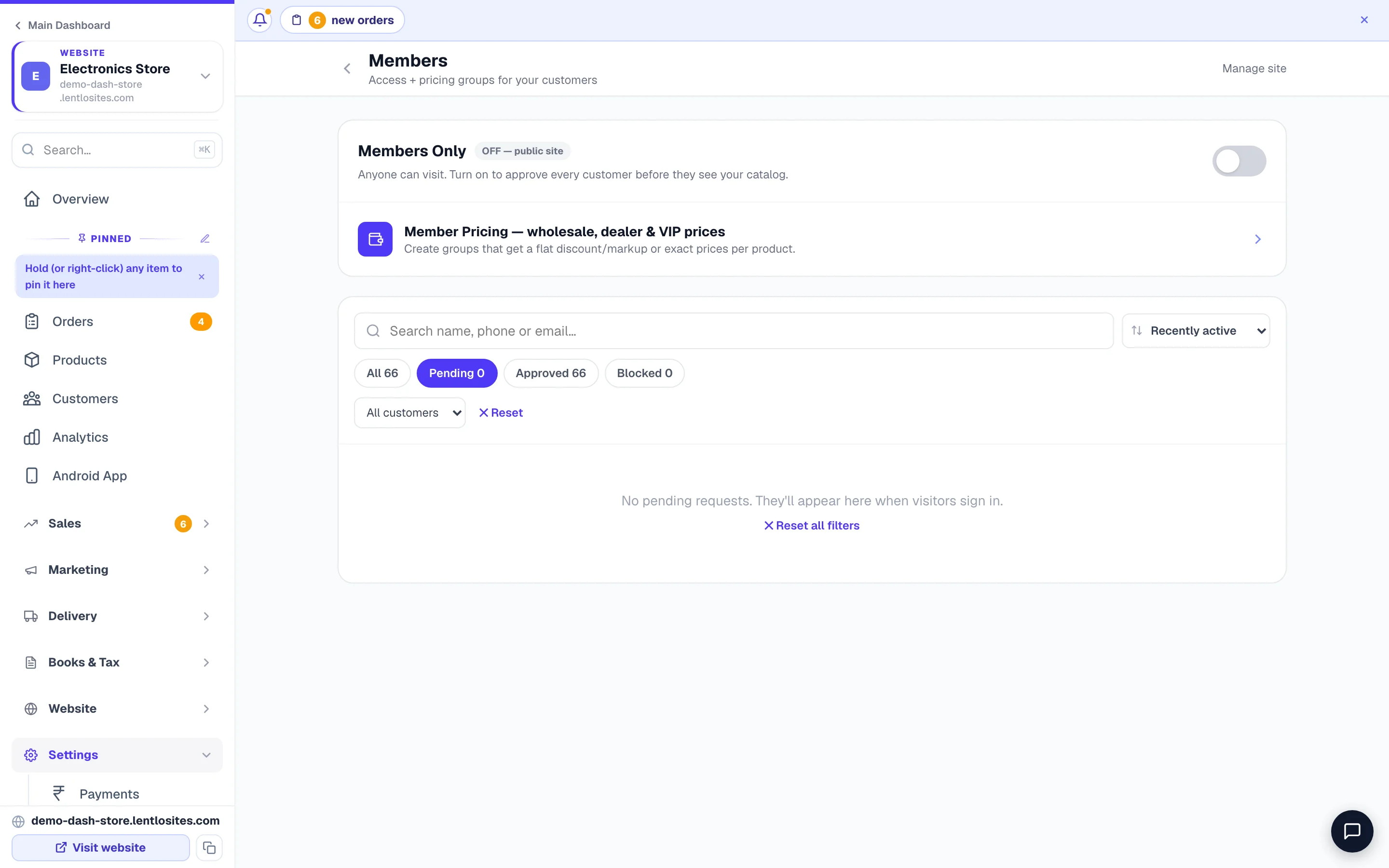 Requests waiting for your yes.