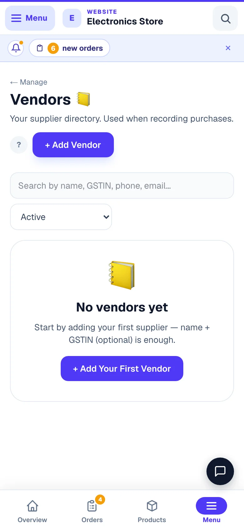 Your suppliers on a phone.