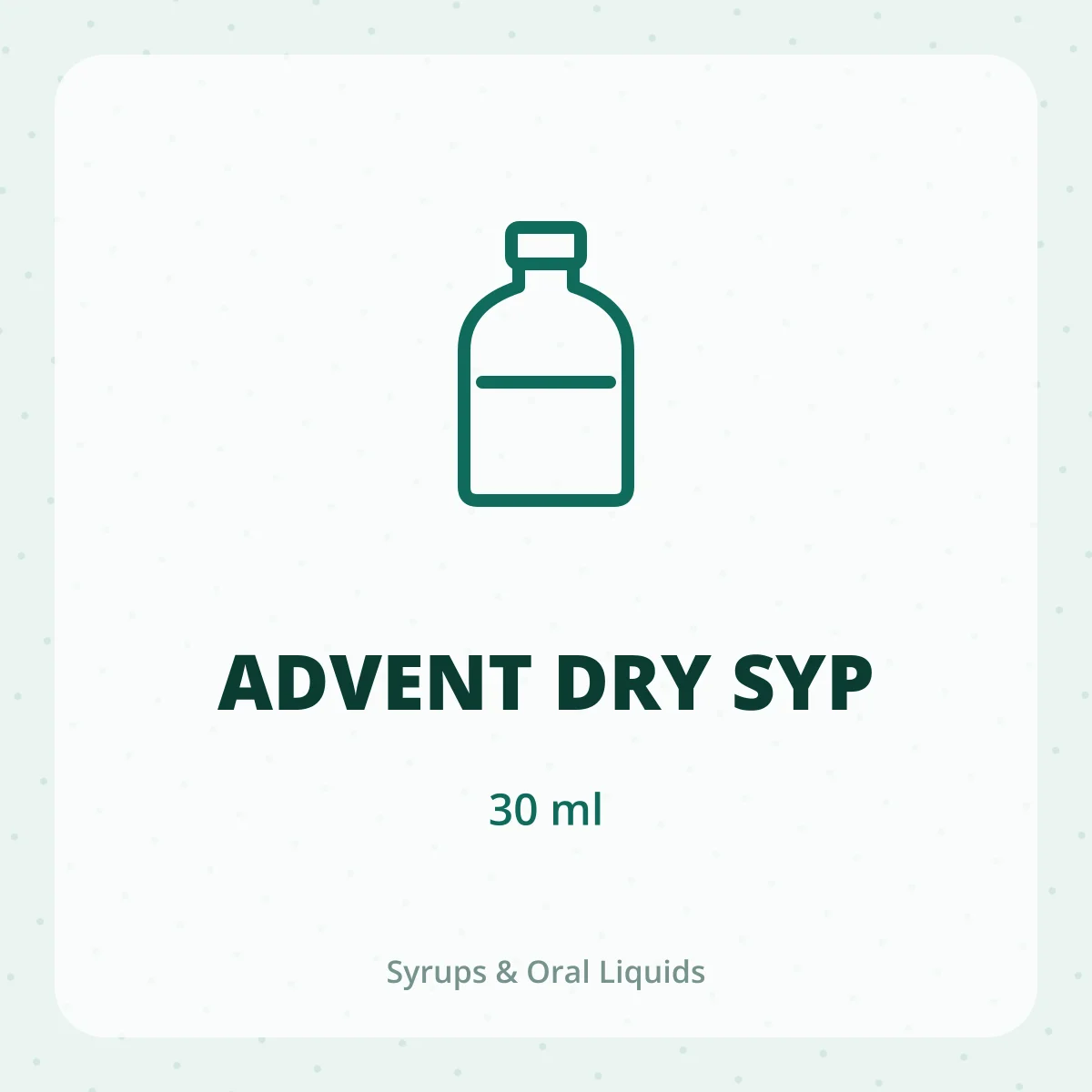 ADVENT DRY SYP 1X30ML