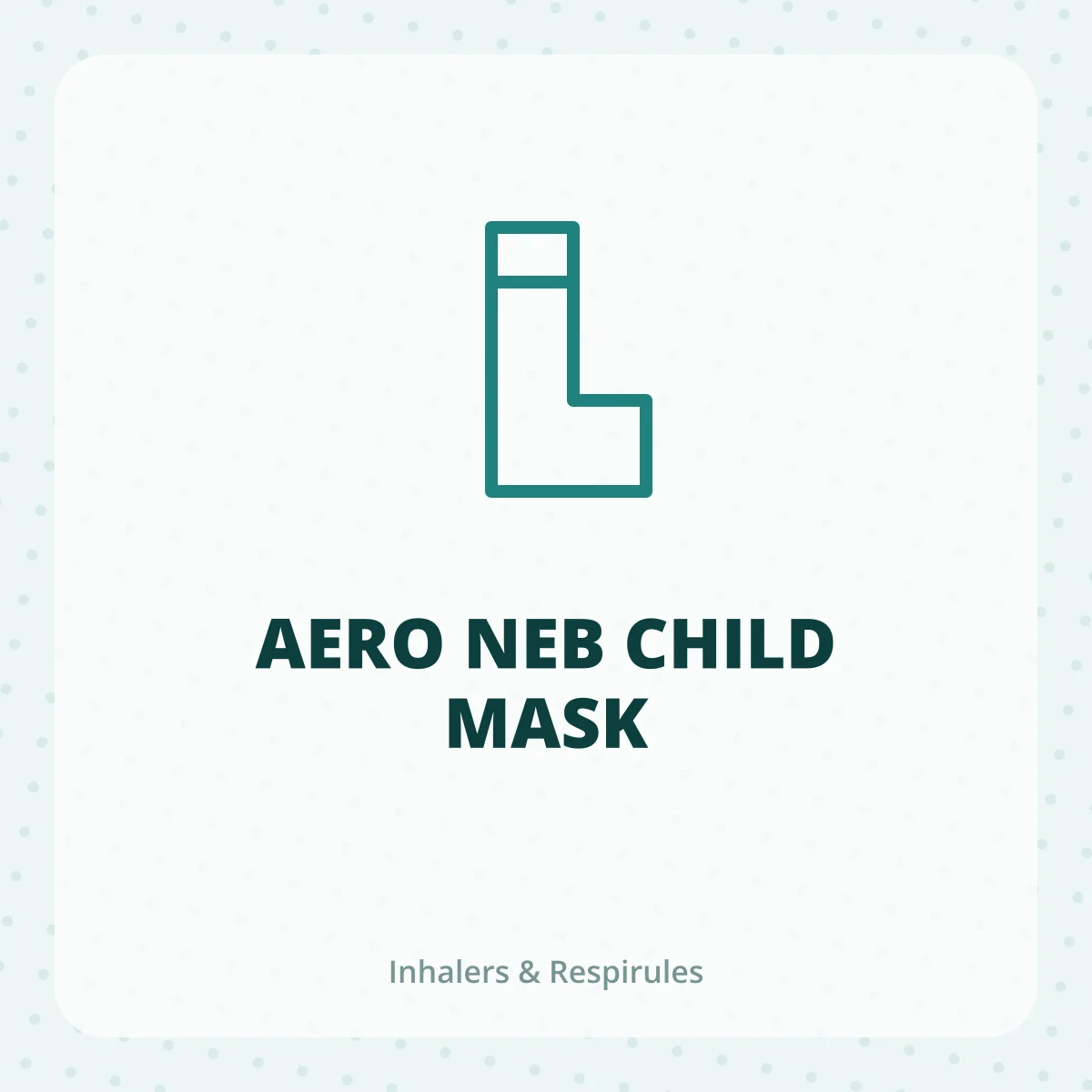 AERO NEB CHILD MASK 1X1