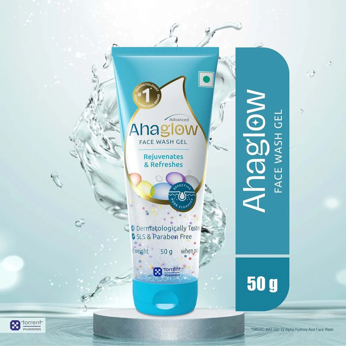 AHAGLOW FACE WASH GEL 1X50G