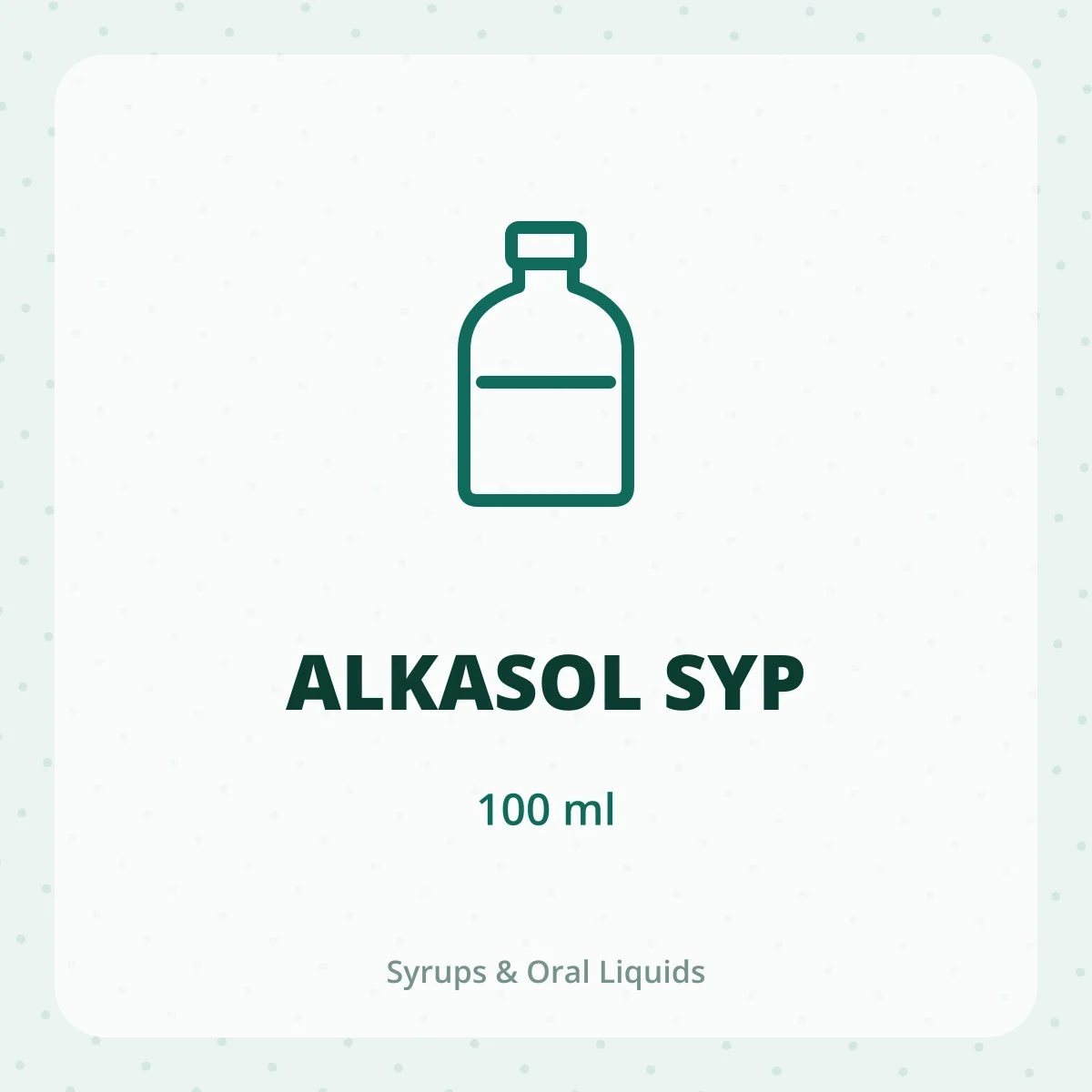 ALKASOL SYP 1X100ML