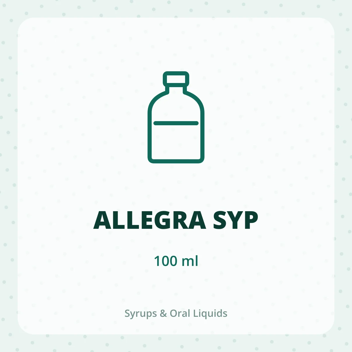 ALLEGRA SYP 1X100ML