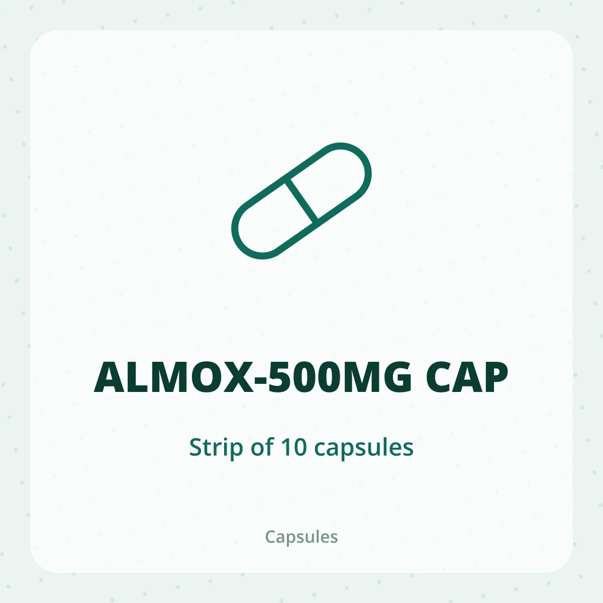 ALMOX-500MG CAP 1*10