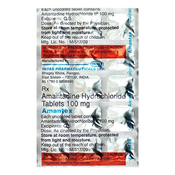 AMANTEX 100MG TAB 1X15