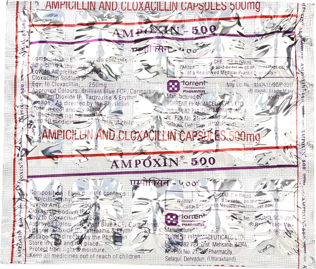AMPOXIN-500MG CAP 1X15