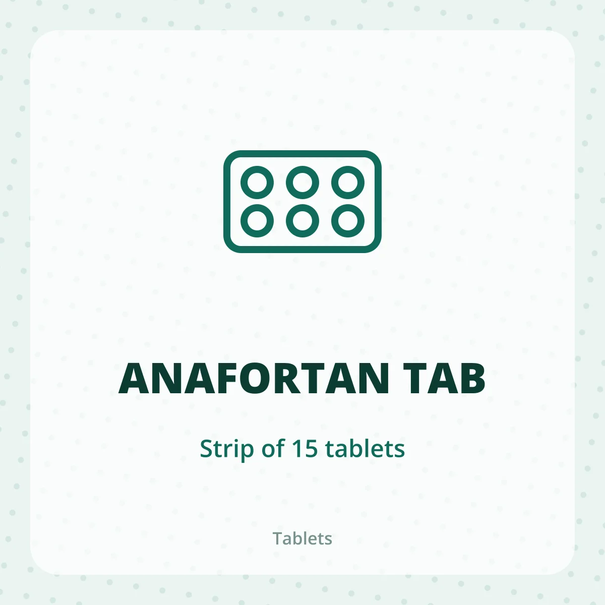 ANAFORTAN TAB 1X15