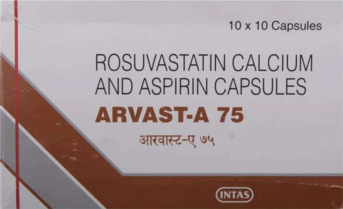 ARVAST-A 75MG CAP 1X10