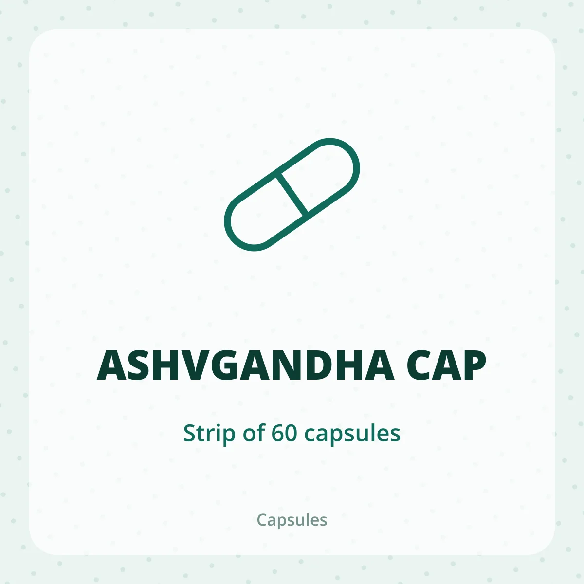 ASHVGANDHA CAP 1X60