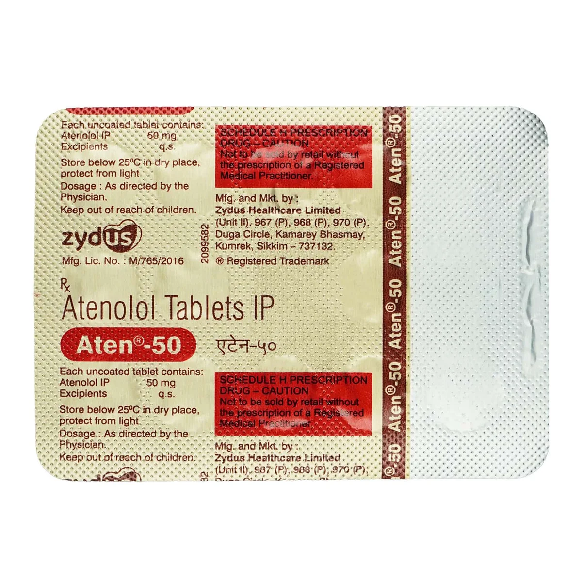 ATEN-50MG TAB 1X14