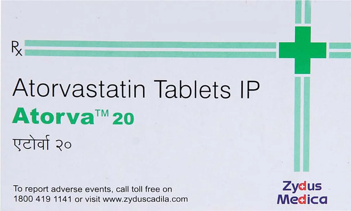 ATORVA 20MG TAB 1X15