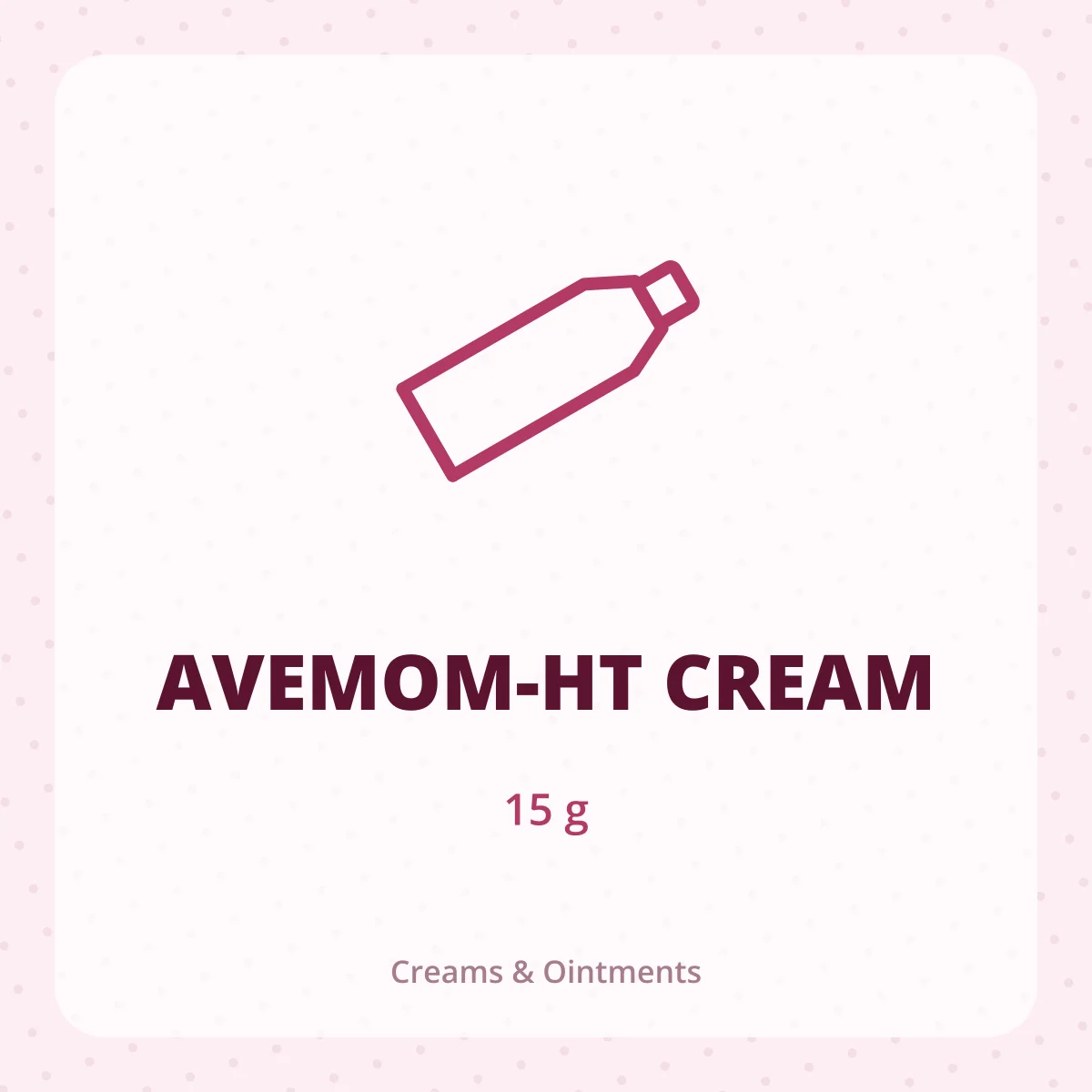 AVEMOM-HT CREAM 1X15GM