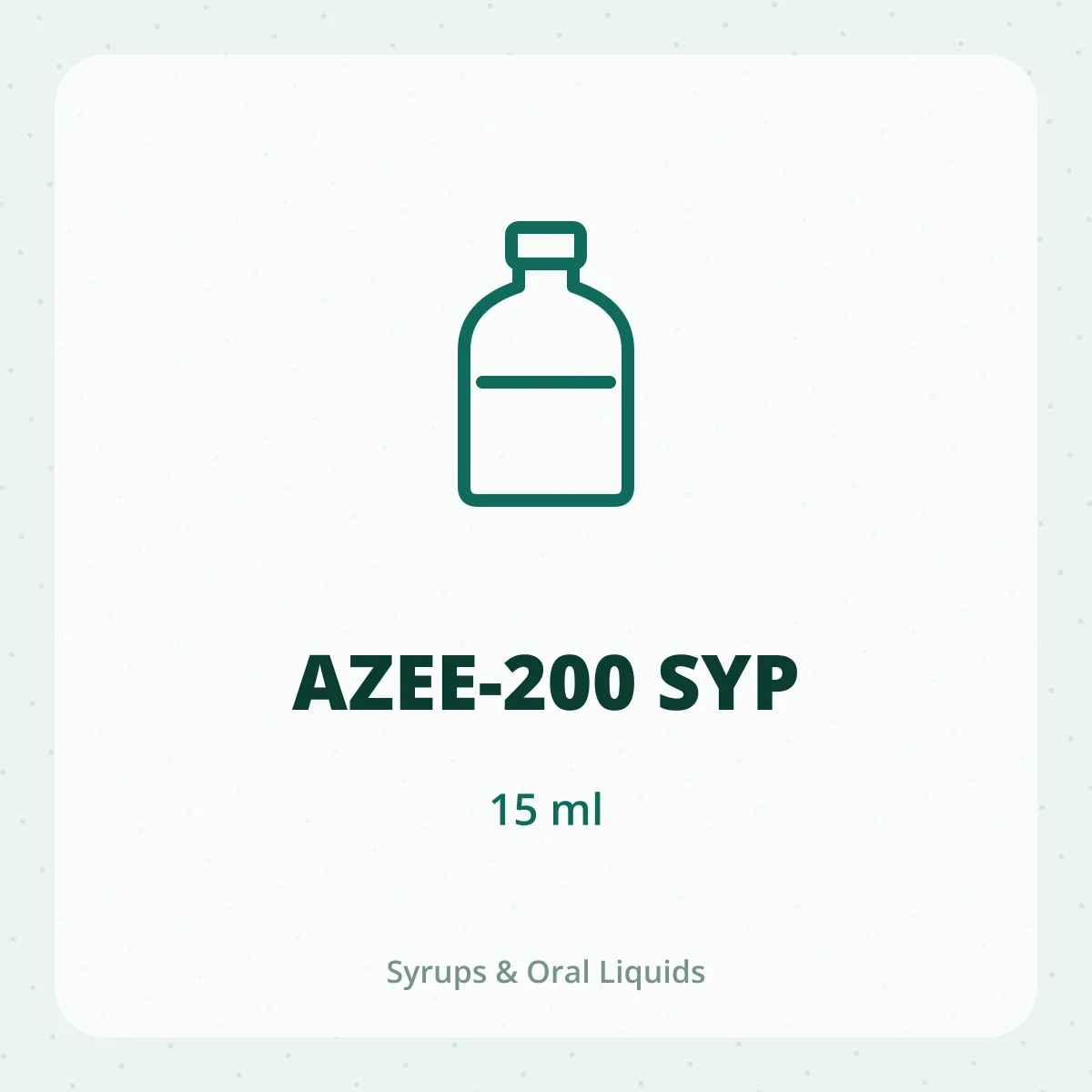 AZEE-200 SYP 1X15ML