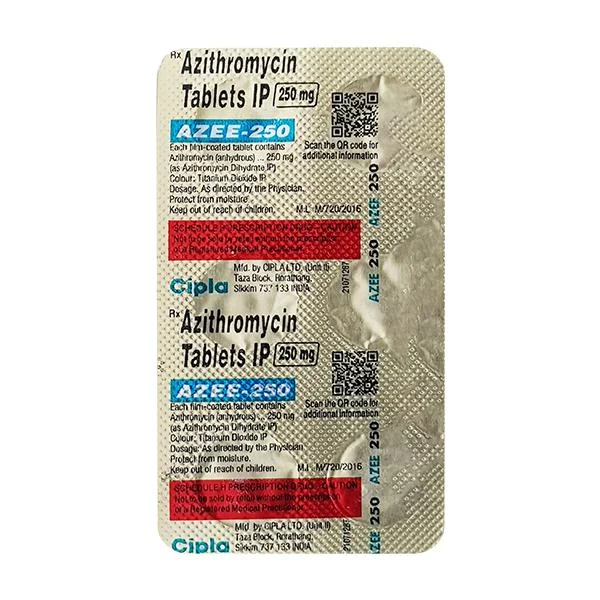 AZEE-250MG TAB 1X6