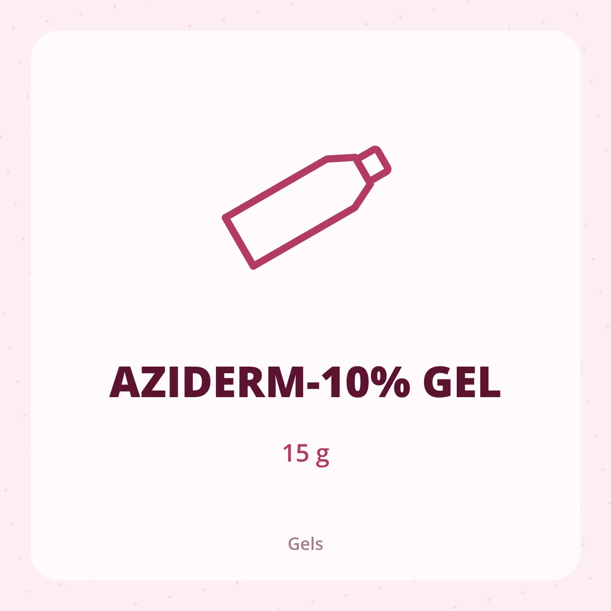 AZIDERM-10% GEL 1X15G