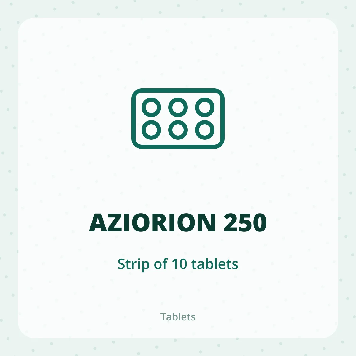 AZIORION 250 1X10