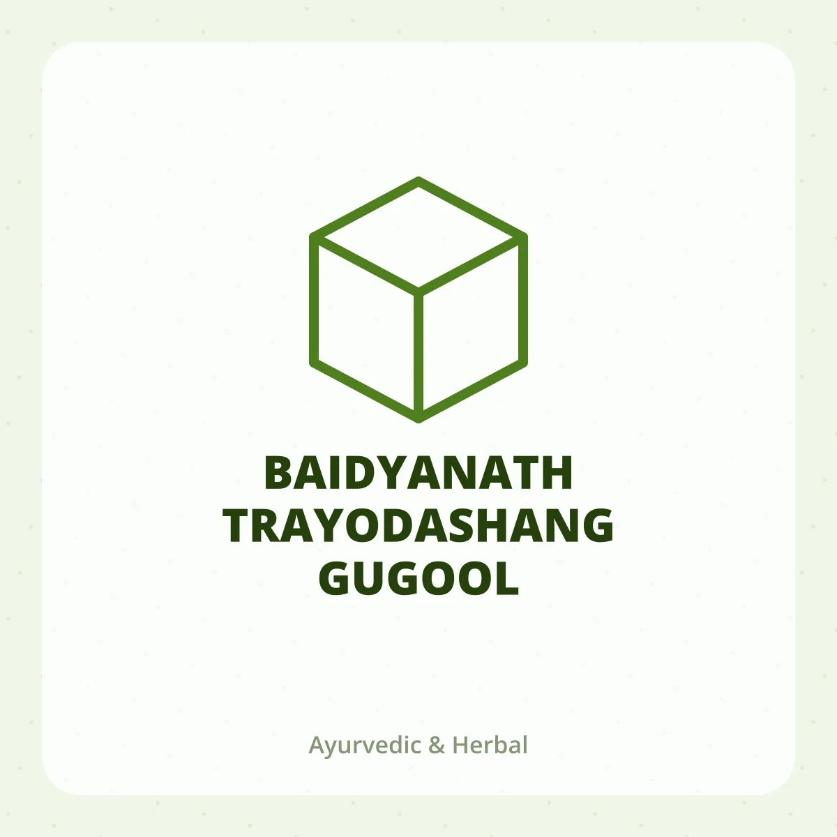 BAIDYANATH TRAYODASHANG GUGOOL 1X1