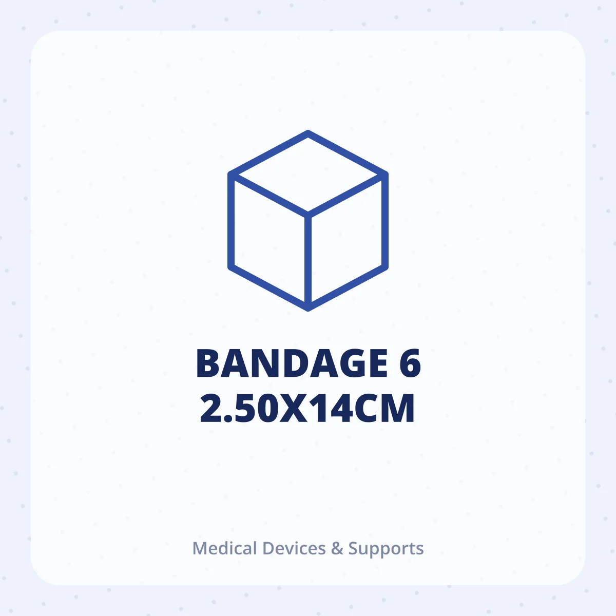 BANDAGE 6 2.50X14CM