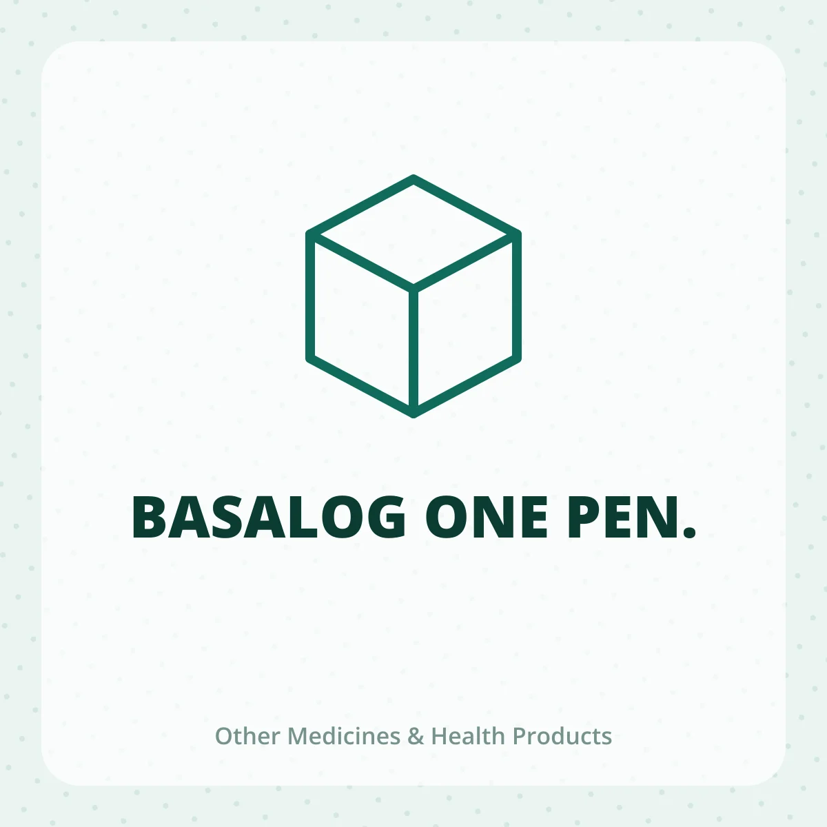 BASALOG ONE PEN. 1X1
