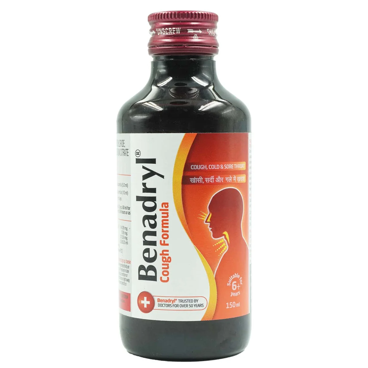 BENADRYL COUGH SYP 1X150ML