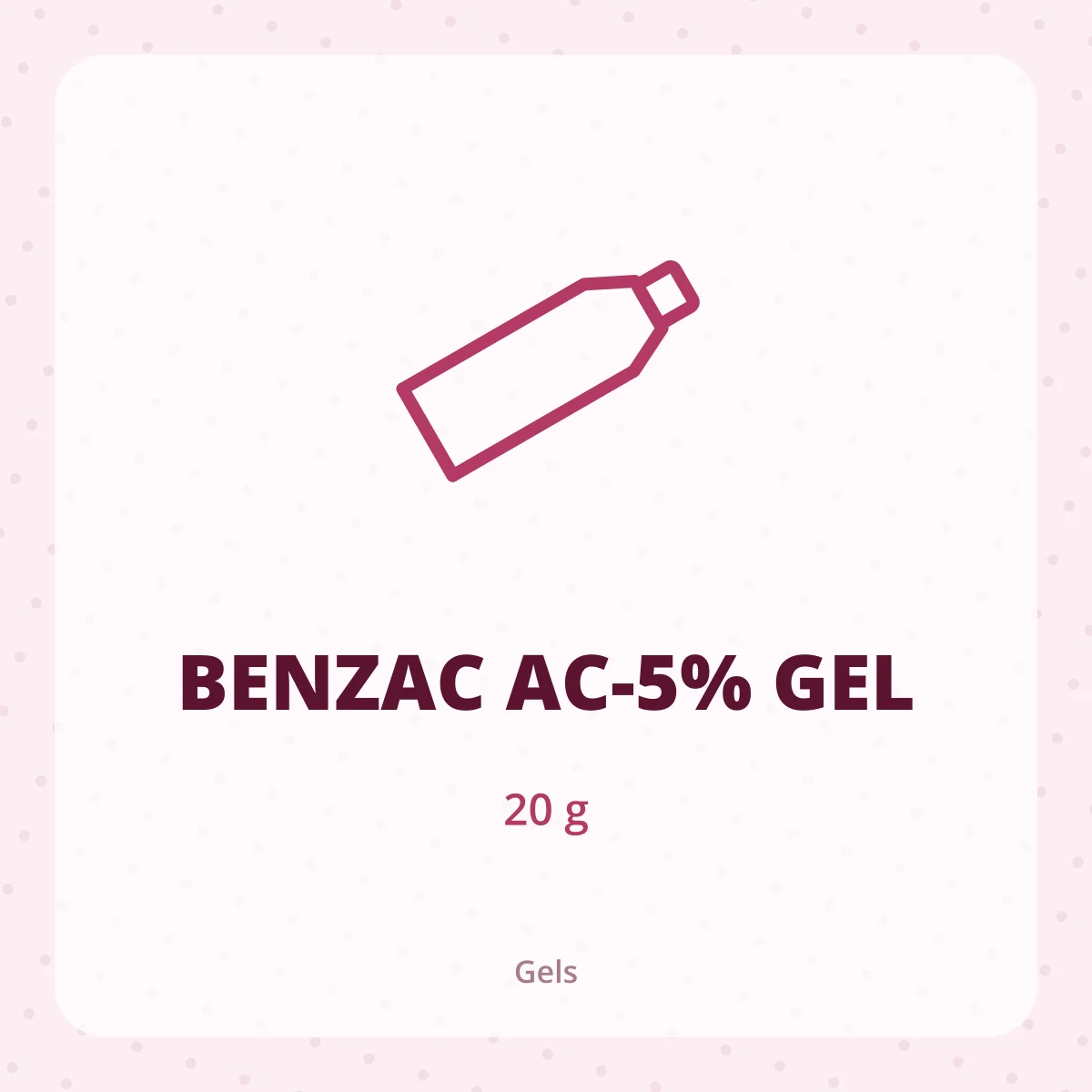 BENZAC AC-5% GEL 1X20G