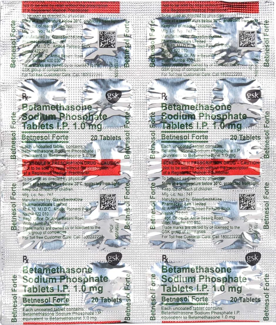BETNESOL FORTE TAB 1X20